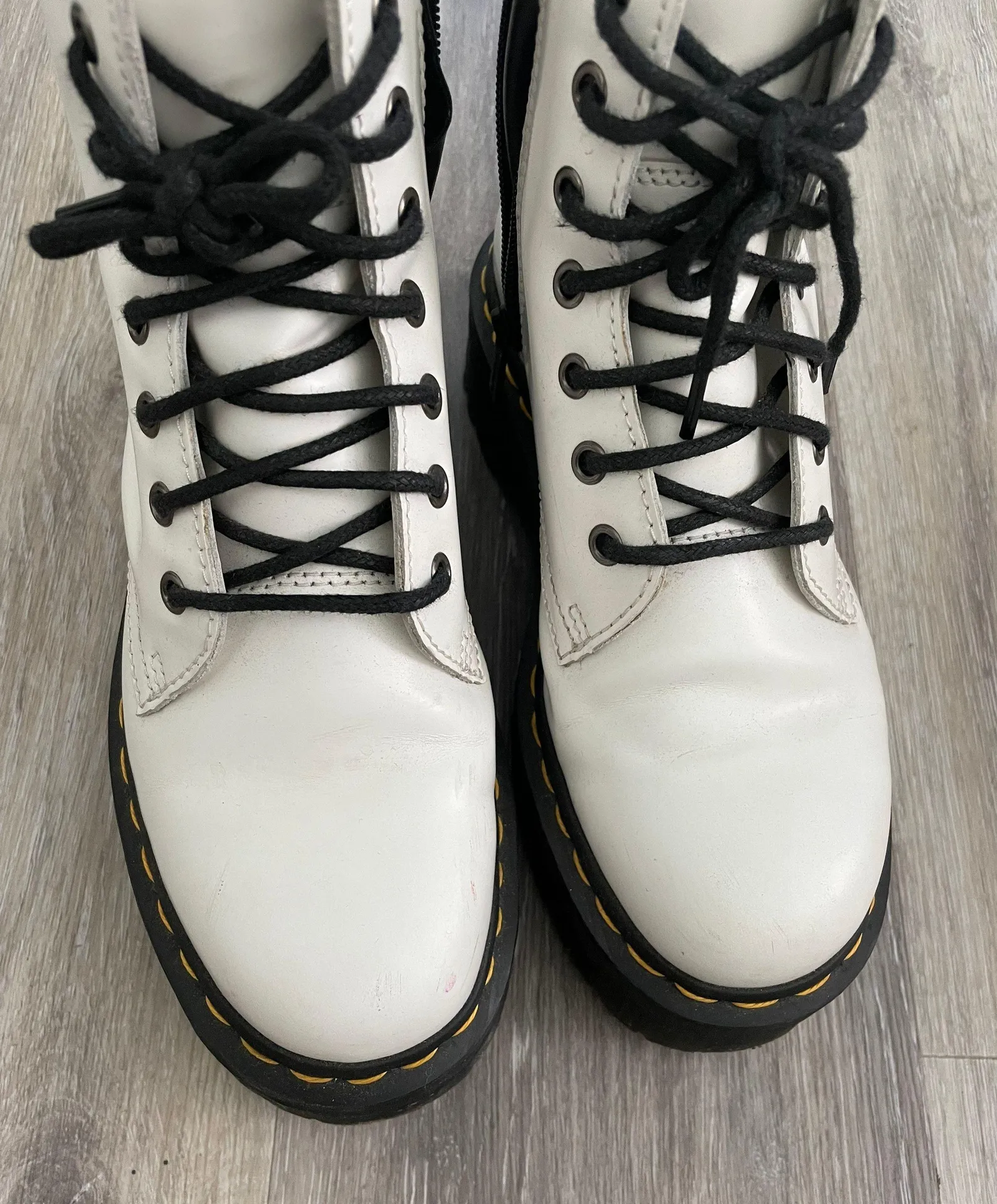 Dr. Martens White Platform - Image 2