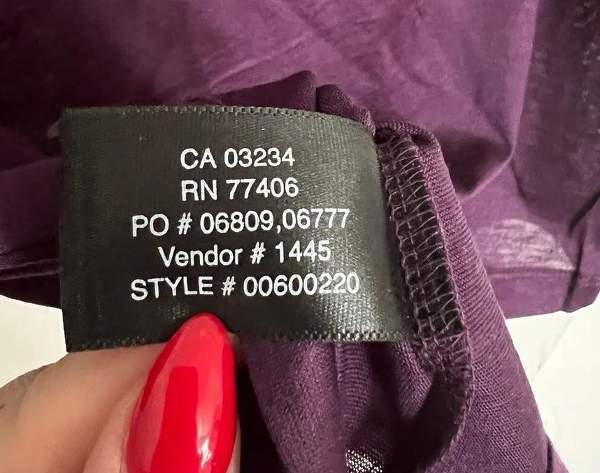 Club Monaco Purple Tank Top - Image 4