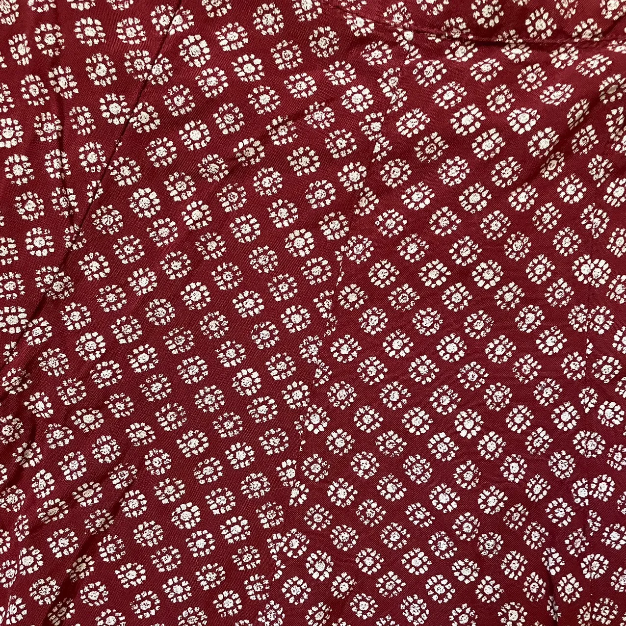 Deep Red Skater Skirt - Image 3