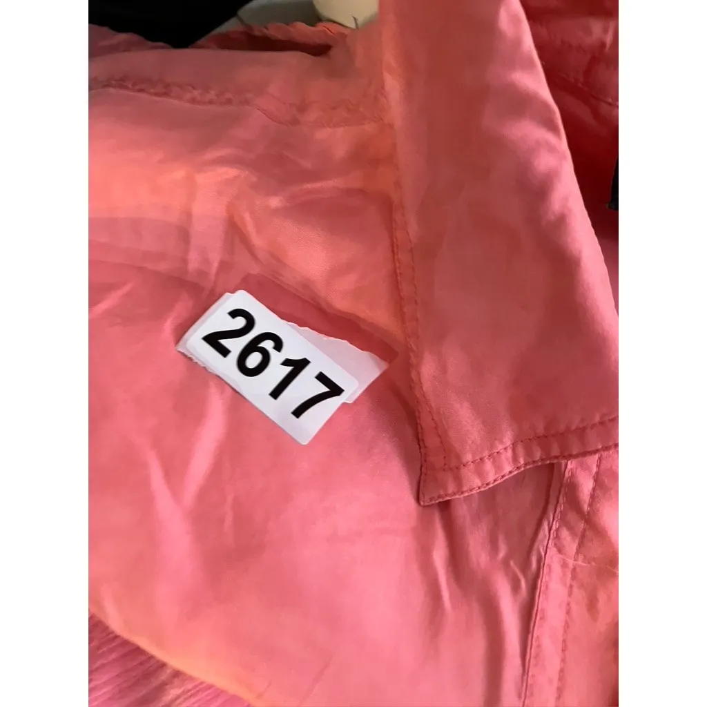 Paul Harris Silk Shirt Women's M Coral Button‎ Up Short Sleeve Pockets Pink Size M - Image 14