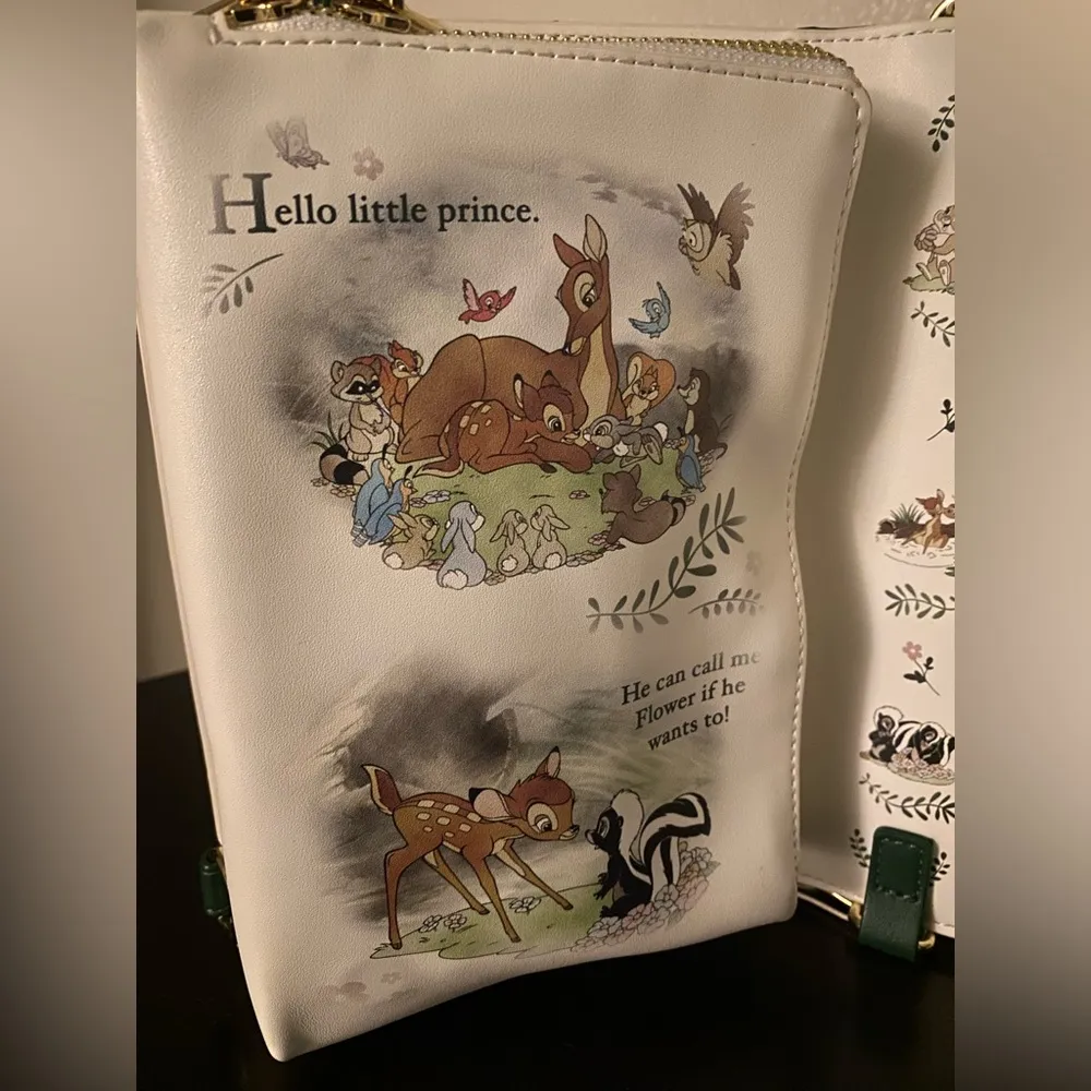 New Disney x Loungefly Bambi Story Book Cross Body Bag | Shoulder Purse - Image 5
