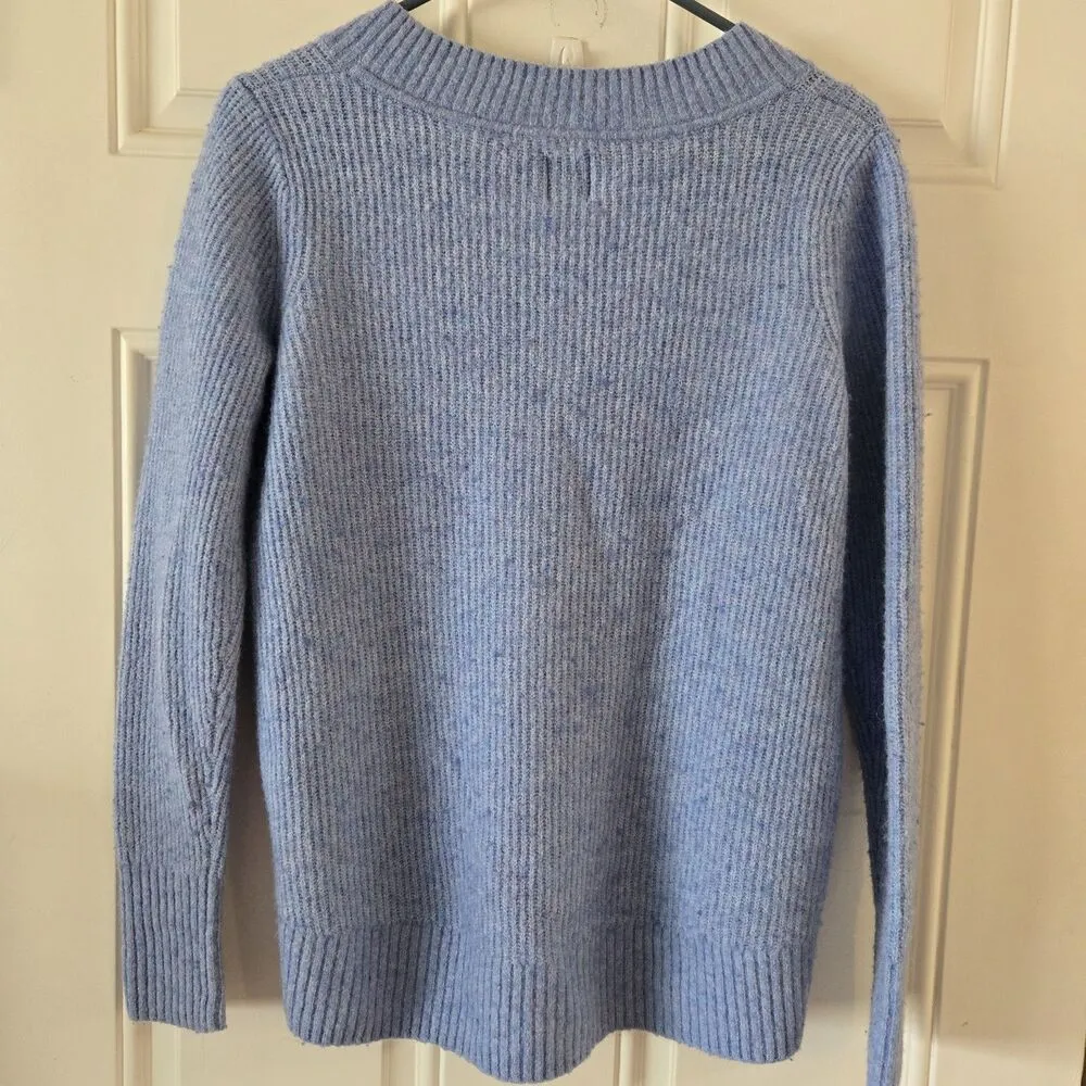 Gap Sweater Womens Small (Fits Bigger) Knit V-Neck Long Sleeve Wool Alpaca Blend - Image 3