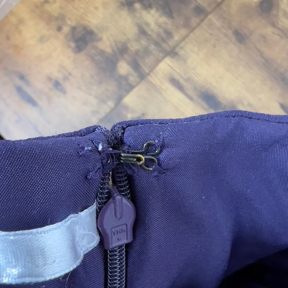 David’s Bridal Size 6 Purple Chiffon Lined Dress w/Wire Stays in Bust - Image 13