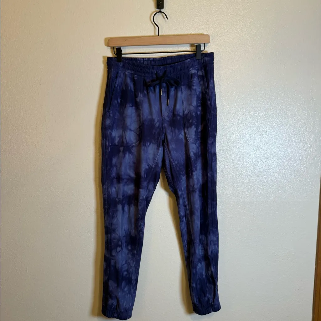 Athleta Athlete Farallon Blue Tie Dye Joggers‎ - Image 2