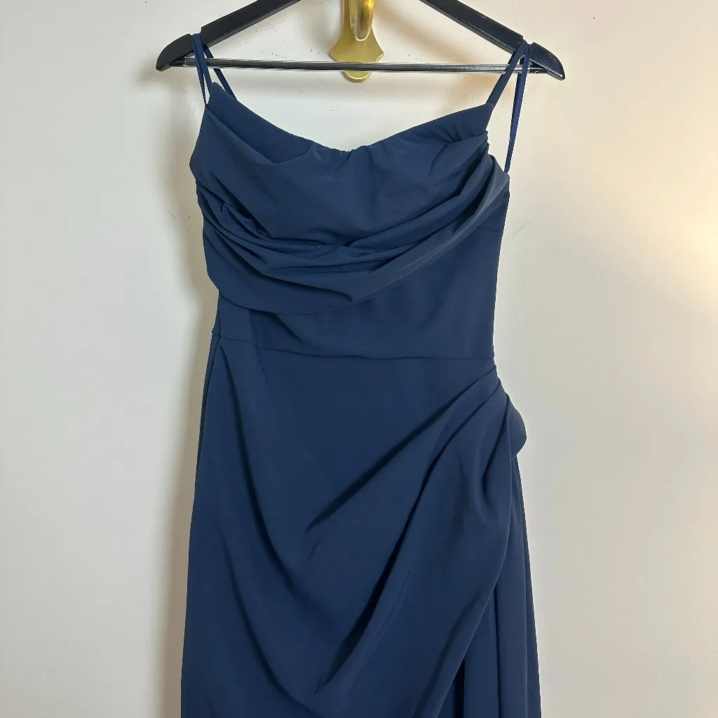 CHIARA BONI La Petite Robe Dotai Strapless Gown in Arctic Blue Size IT 42 / US 6 - Image 3