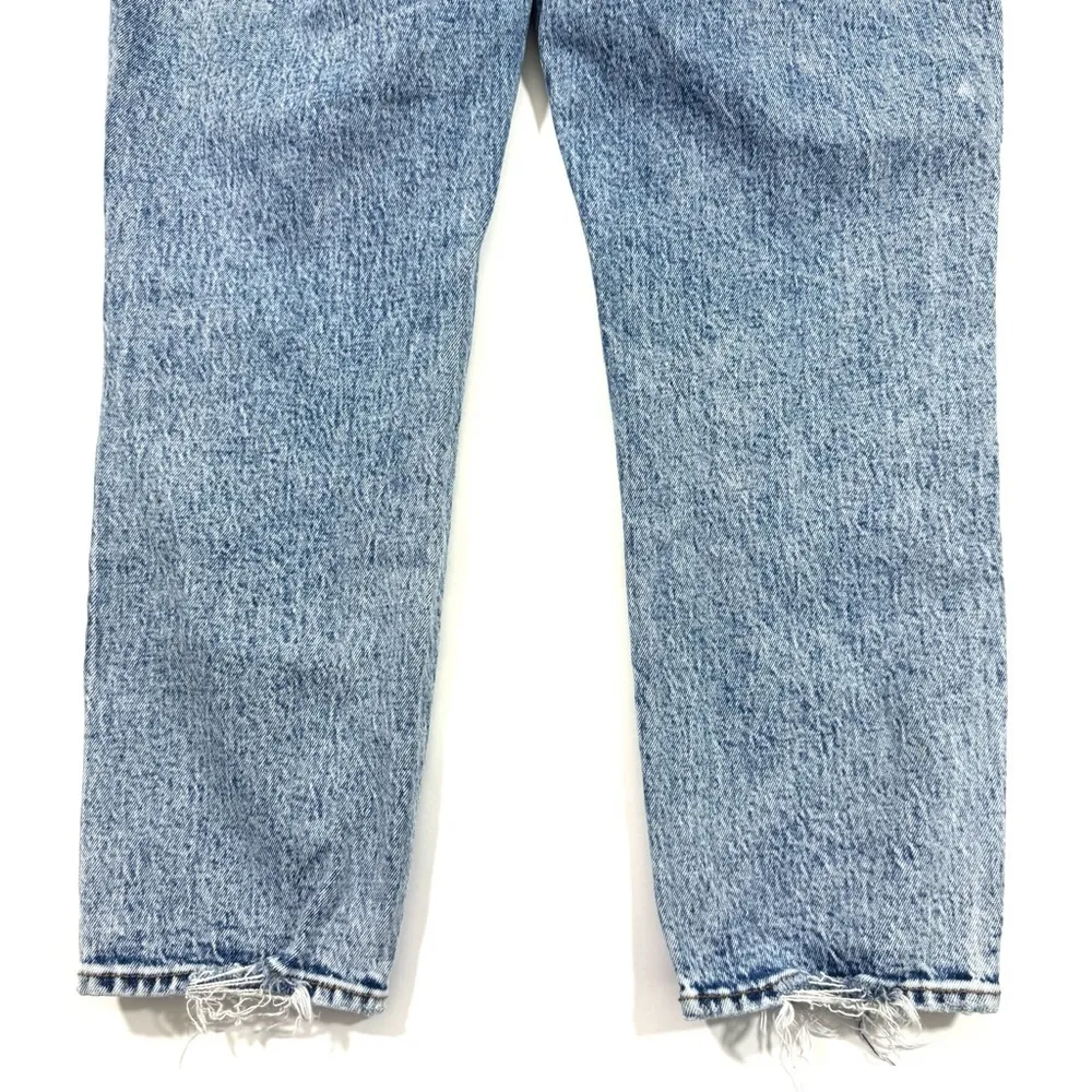 Abercrombie The Mom High Rise Jeans Acid Wash Curve Love - Image 3