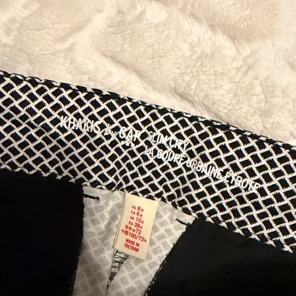 Printed khaki dress pants ankle - Image 2