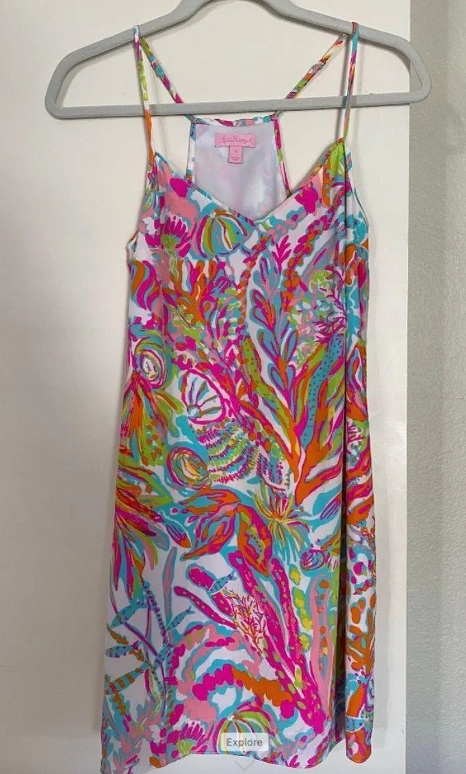 Lilly Pulitzer Silk Slip Dress - Image 3