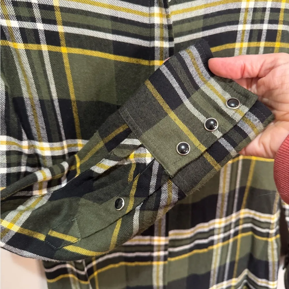 Rag and Bone Kellen Plaid Midi Dress‎ Sz XS - Image 7