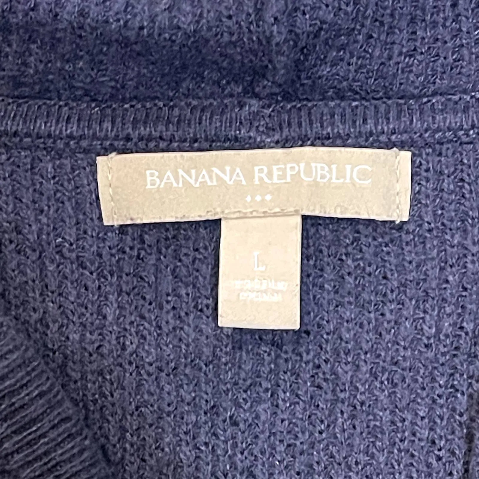 Banana Republic Rabbit Hair Full Zip‎ Hoodie Sweater Women Large Button Pocket - Image 6