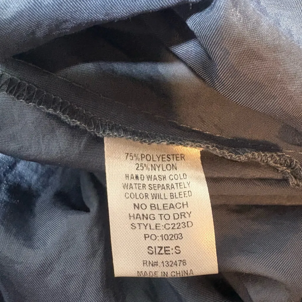 GLAM APPAREL Blue Sling Maxi Dress - Image 7