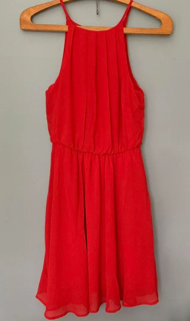 Francescas Red A Line Dress - Image 2