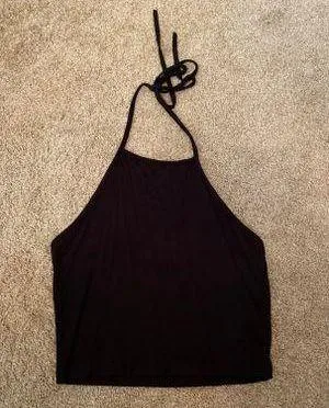 SheIn Self Tie Halter Top - Image 2