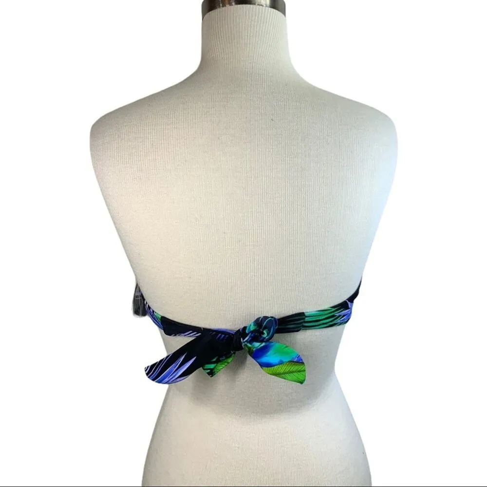 Salt + Cove | NWT | Juniors Size Large | Tropic Glo Bandeau Bikini Swim Top Black - Image 6