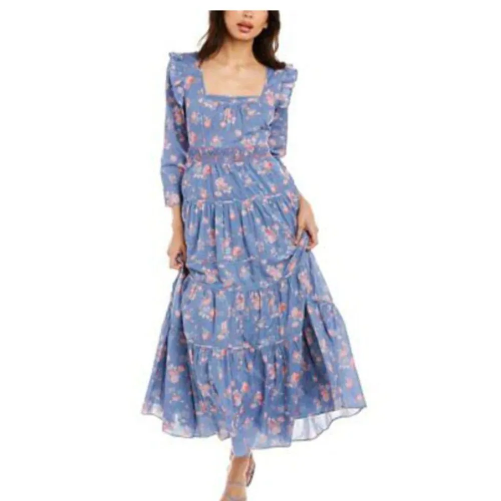 LoveShackFancy‎ Floral Maxi Dress Tiered Sundress - Image 2