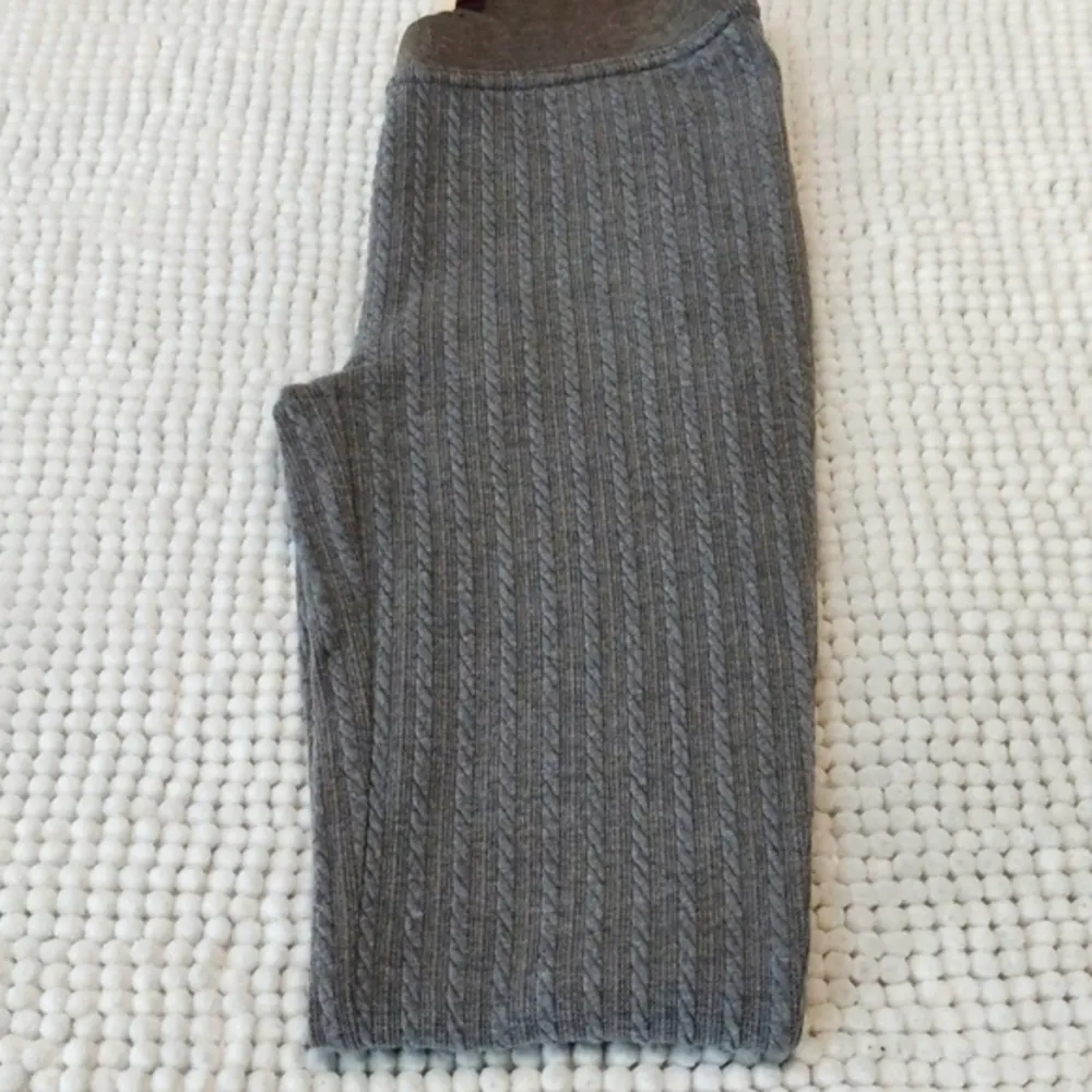 SO Heritage Gray Thermal Like Leggings Size Small EUC #3264 - Image 4