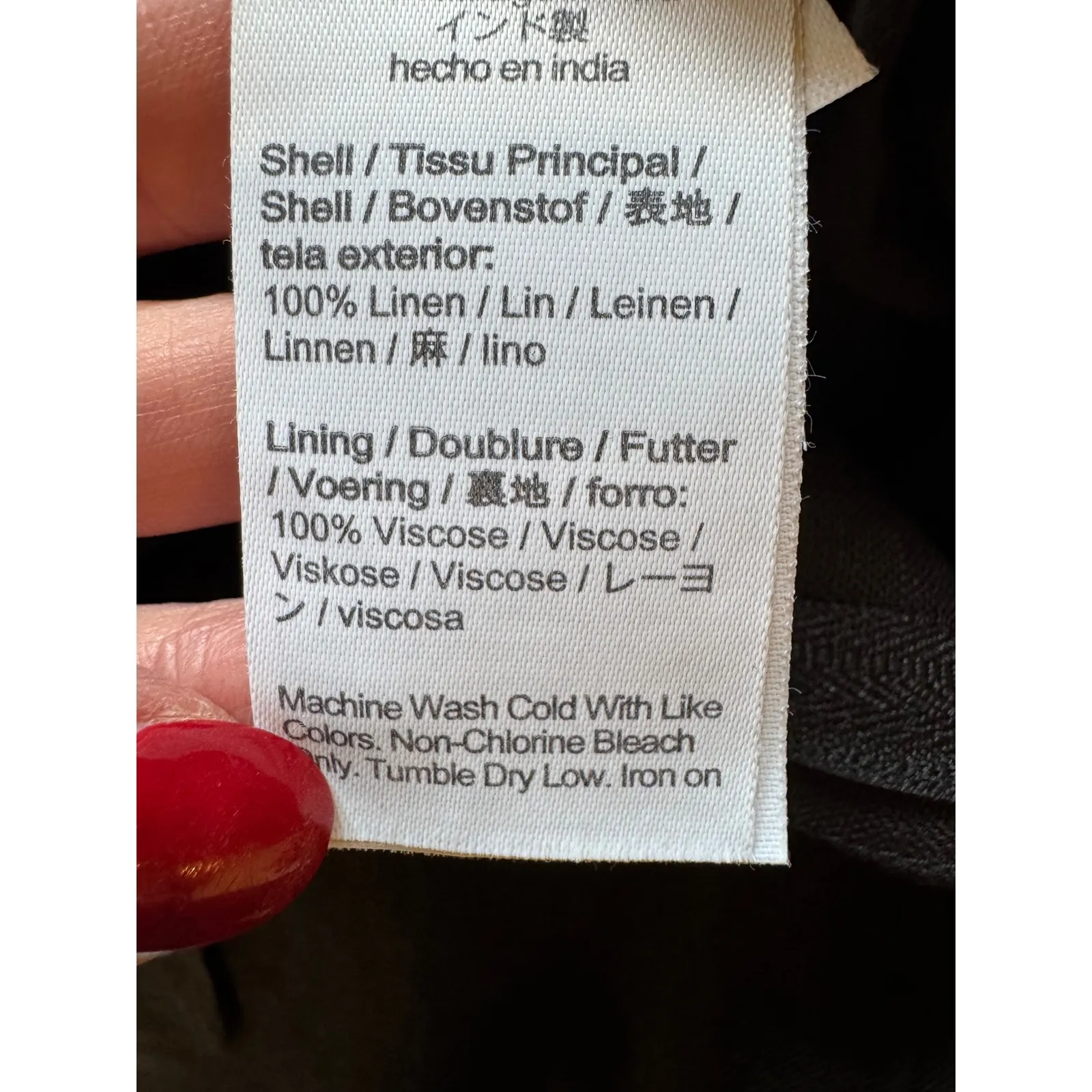 J Crew Jumpsuit Women 8 Black Short Sleeve Cameron Linen Utility Coverall NWT‎ - Image 13