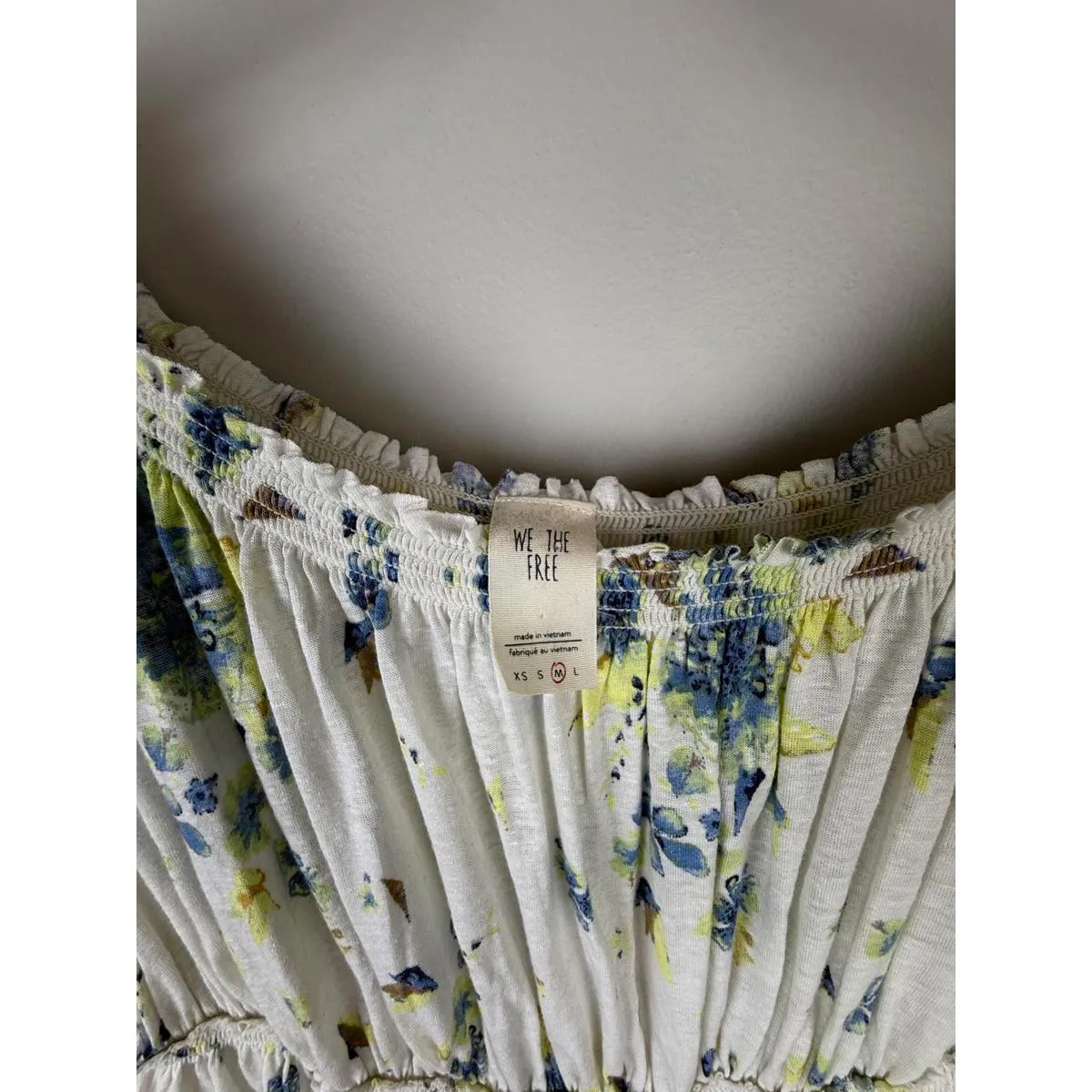 We The Free Ivory Chic Sam Off The Shoulder Top - Size - Medium - Image 4