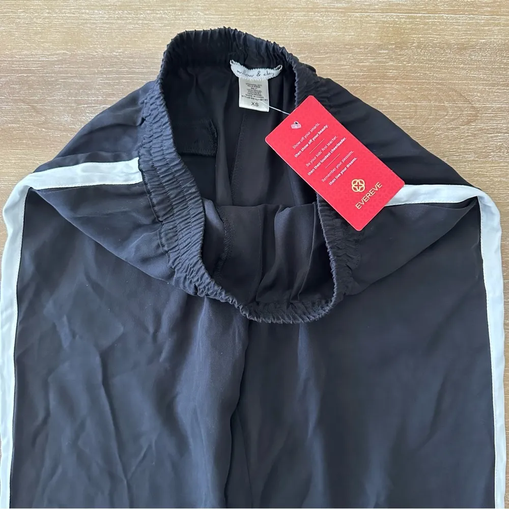 Evereve Black Stripe Track Pants - Image 5