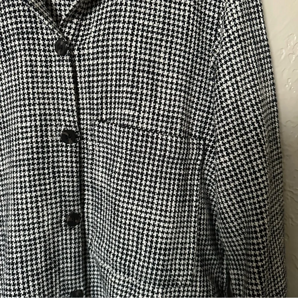 Abercrombie & Fitch Oversized Houndstooth Button-Down - Image 3