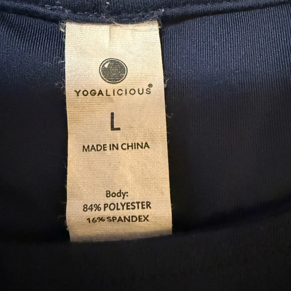 Yogalicious Dark Blue Tank Top - Image 4