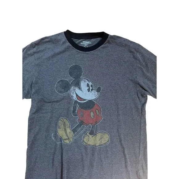 Mickey Mouse Disneyland Grey Black T-shirt Small Walt Disney World Resort Women - Image 12