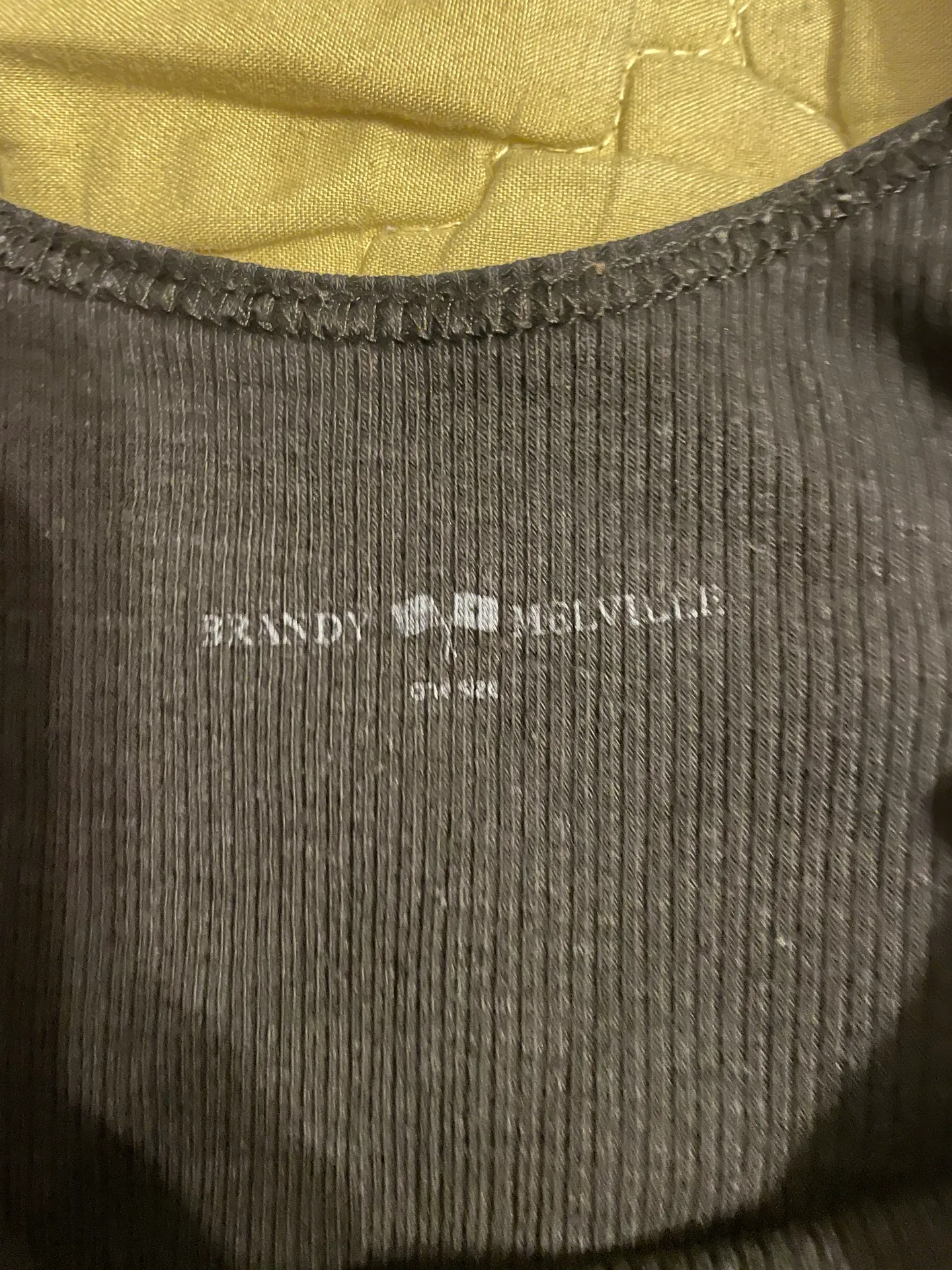 Ribbed Black Tank Top - Image 2