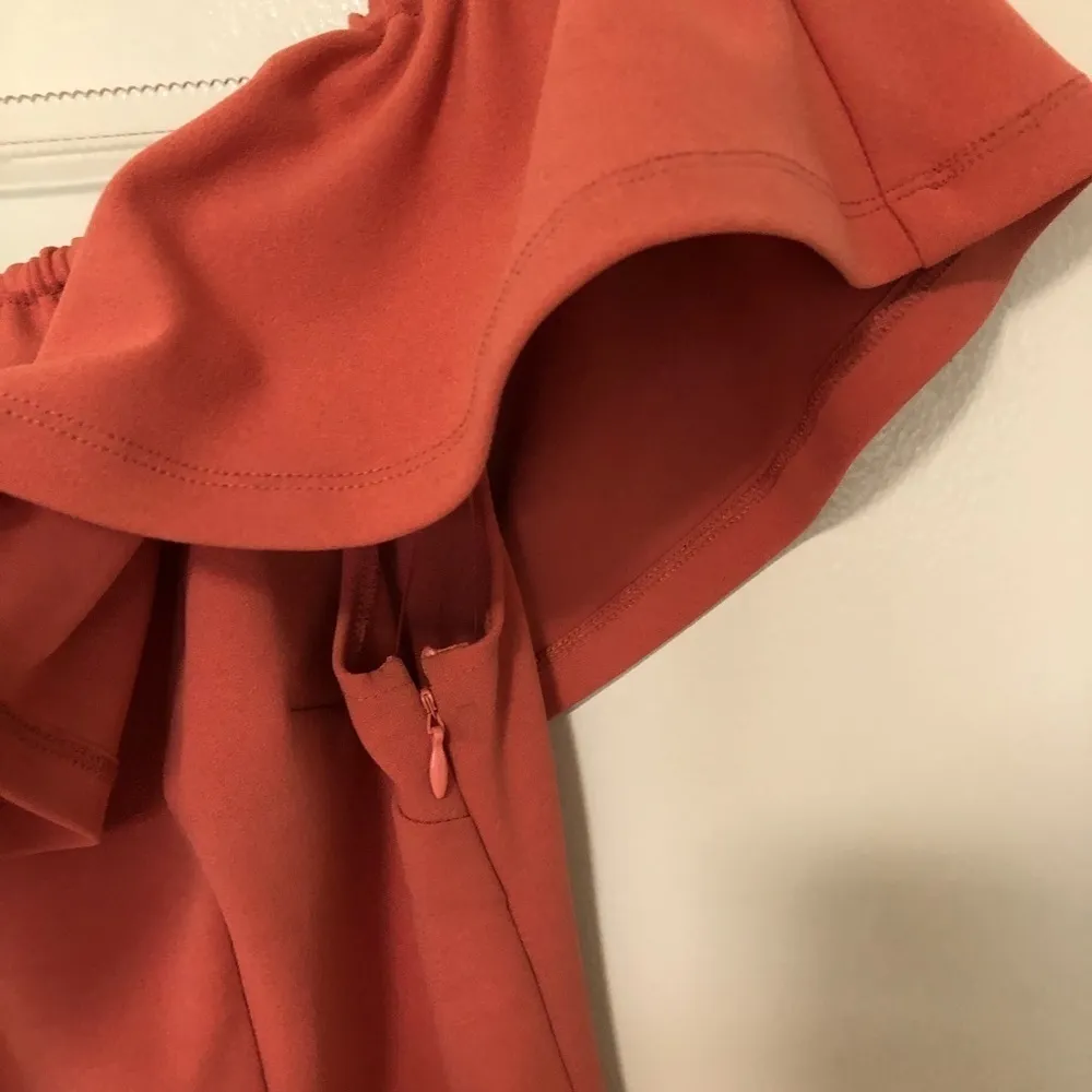 1. State Midi Dress Off the Shoulder Ruffle Bodycon 6 - Image 4