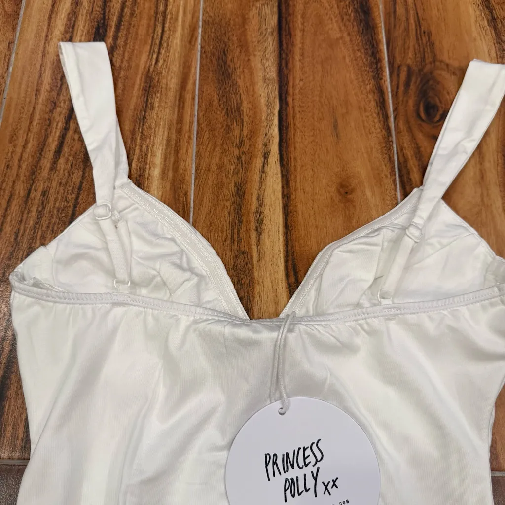 Princess Polly Peyton Bodysuit White NWT Size 4 - Image 16