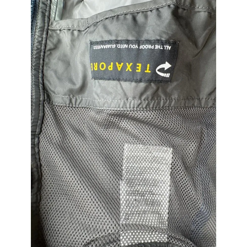 Jack Wolfskin Women's XL Texapore Hooded Rain Jacket Dark Blue Full Zip - Image 9