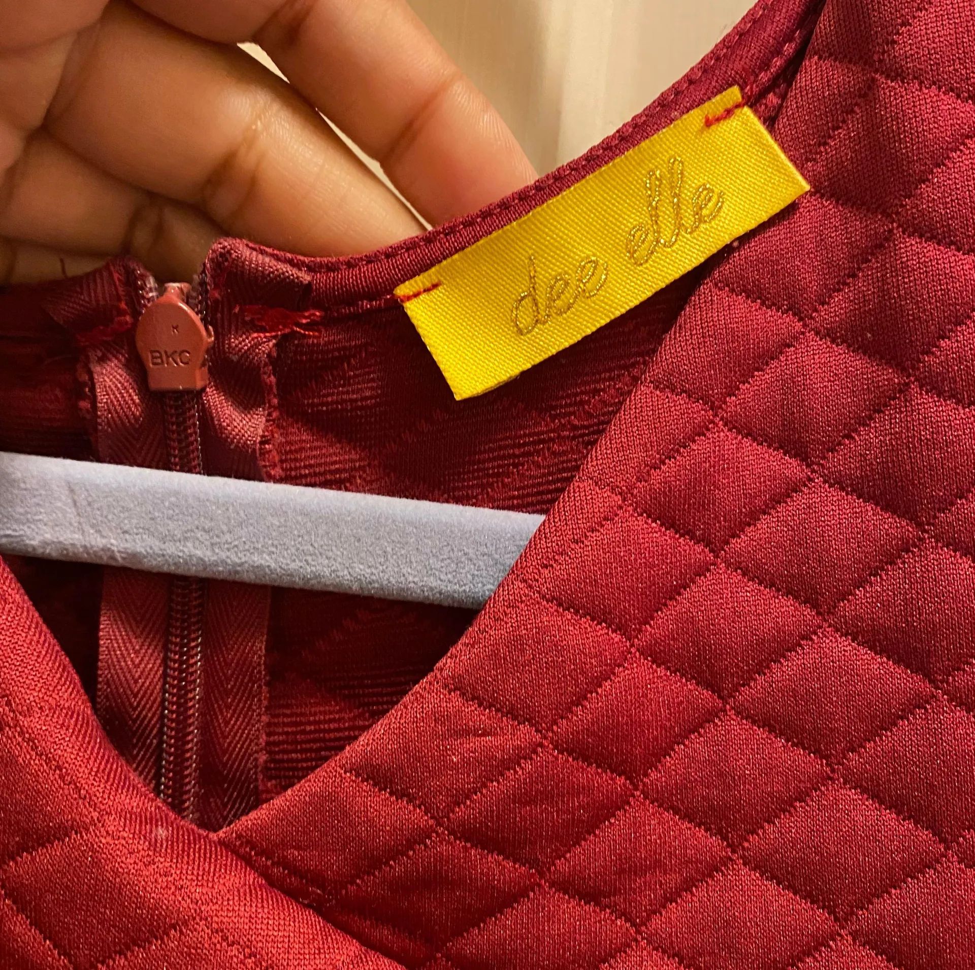 Dee Elle Little Maroon Dress - Image 7