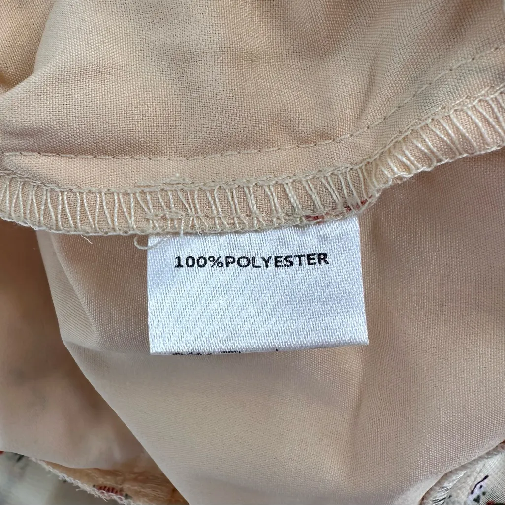 Velvi Greta Maxi Dress in Yellow Floral size 14 Strappy Back Tiered Ruffle Hem - Image 13