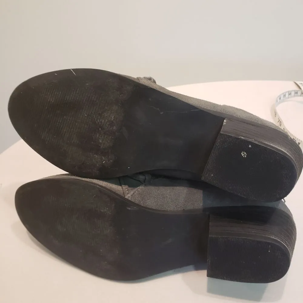 Yellow Box Leather Booties Size 8 - Image 4