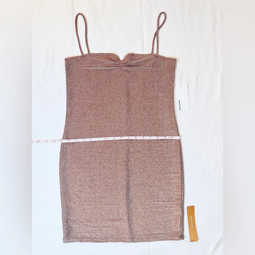 NWT  Kyla Dress - Taupe Sparkle - M - Image 15