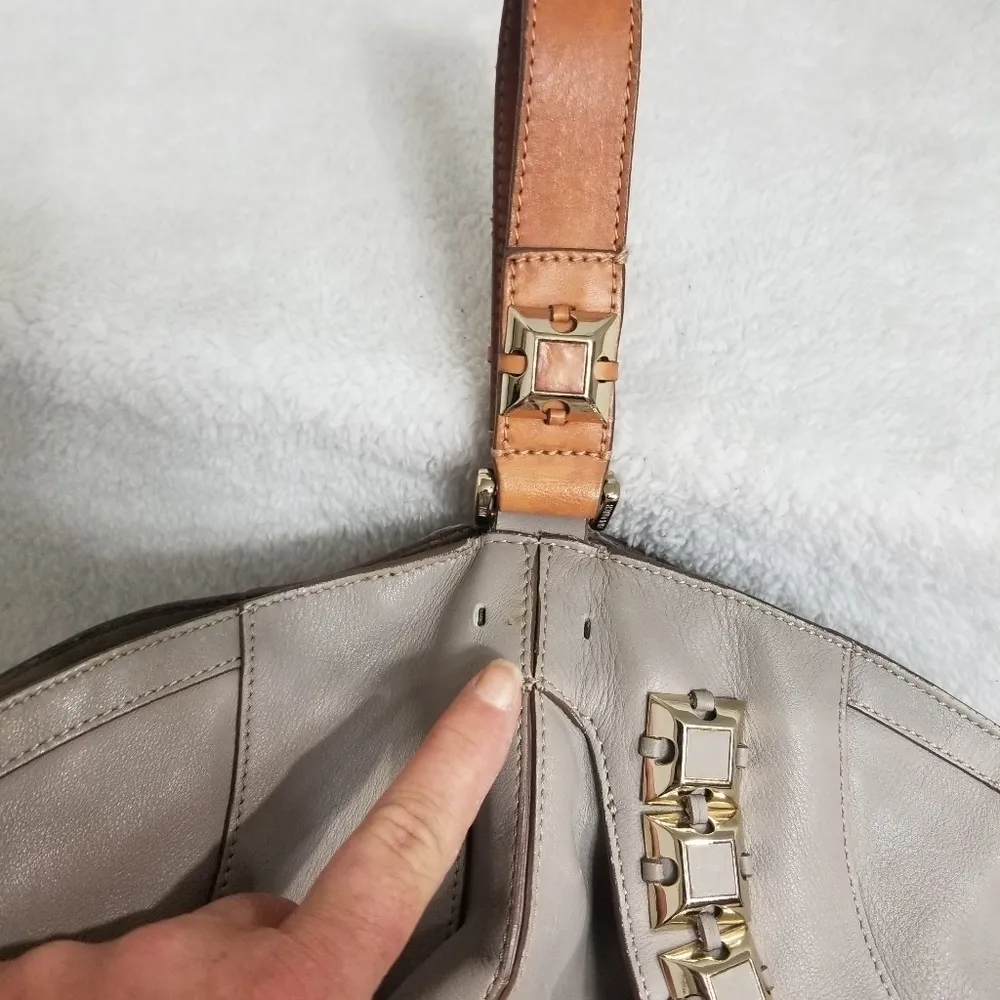 Anya Hindmarch Studded Hobo Bag Gray - Image 12