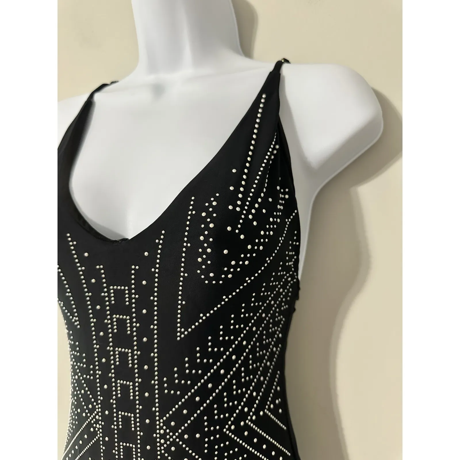 BEACH RIOT BRIDGET EMBELLISHED ONE PIECE SWIMSUIT - BLACK NWOT Size S - Image 7