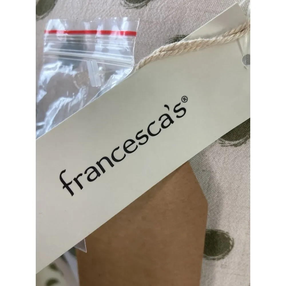 New Blu Pepper Wrap Dress Womens Size L Green Polka Dot Cottagecore Ruffle Girly - Image 8