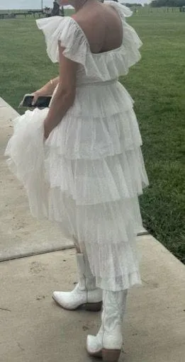 White Belle Maxi Dress - Image 3