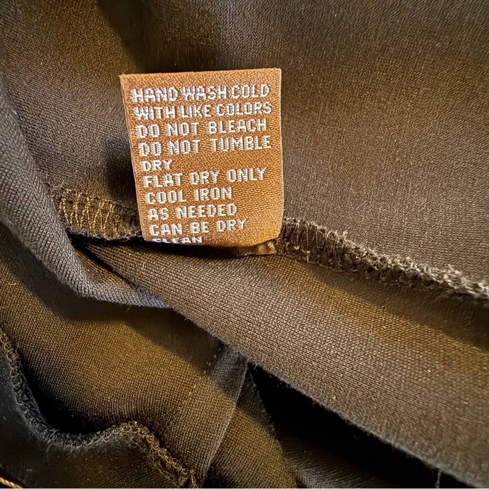 J. McLaughlin Black Wide Leg Side Zip Dress Pants Women’s Size 4 - Image 7