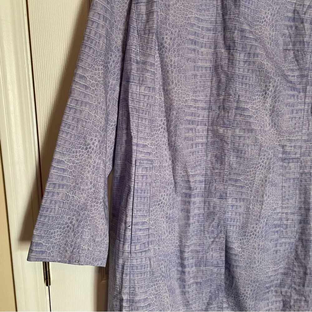 Vintage Deadstock NWT Nine West Womens Trench Utility Jacket Pastel Purple - Image 5