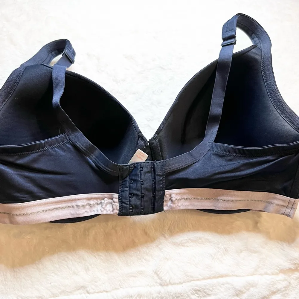 Cacique  Navy Blue Lightly Lined Full Coverage Bra Size 42DDD - Image 6