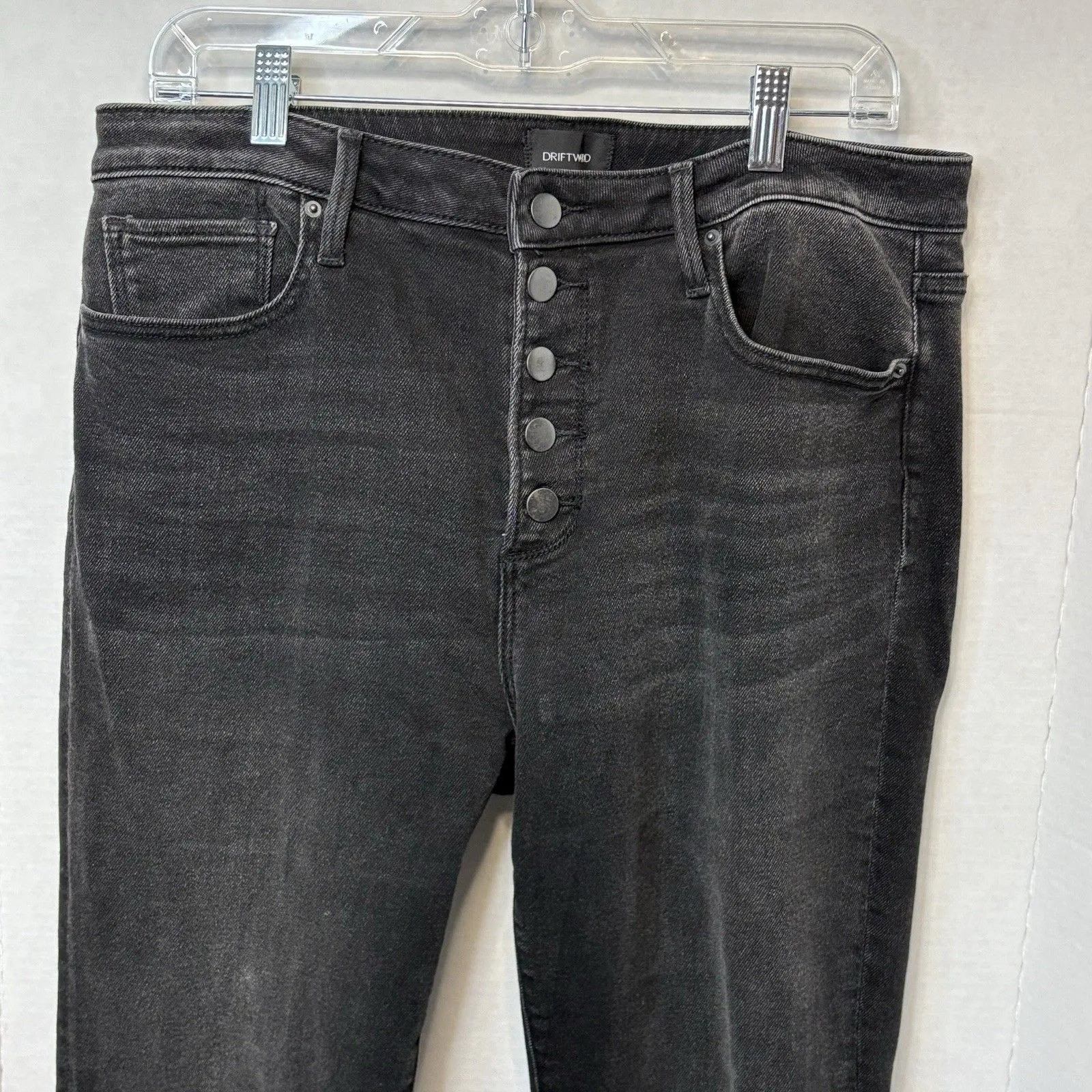 Driftwood Wyatt Classic Flare Jeans Dark Night Women’s Size 32x34 - Image 3