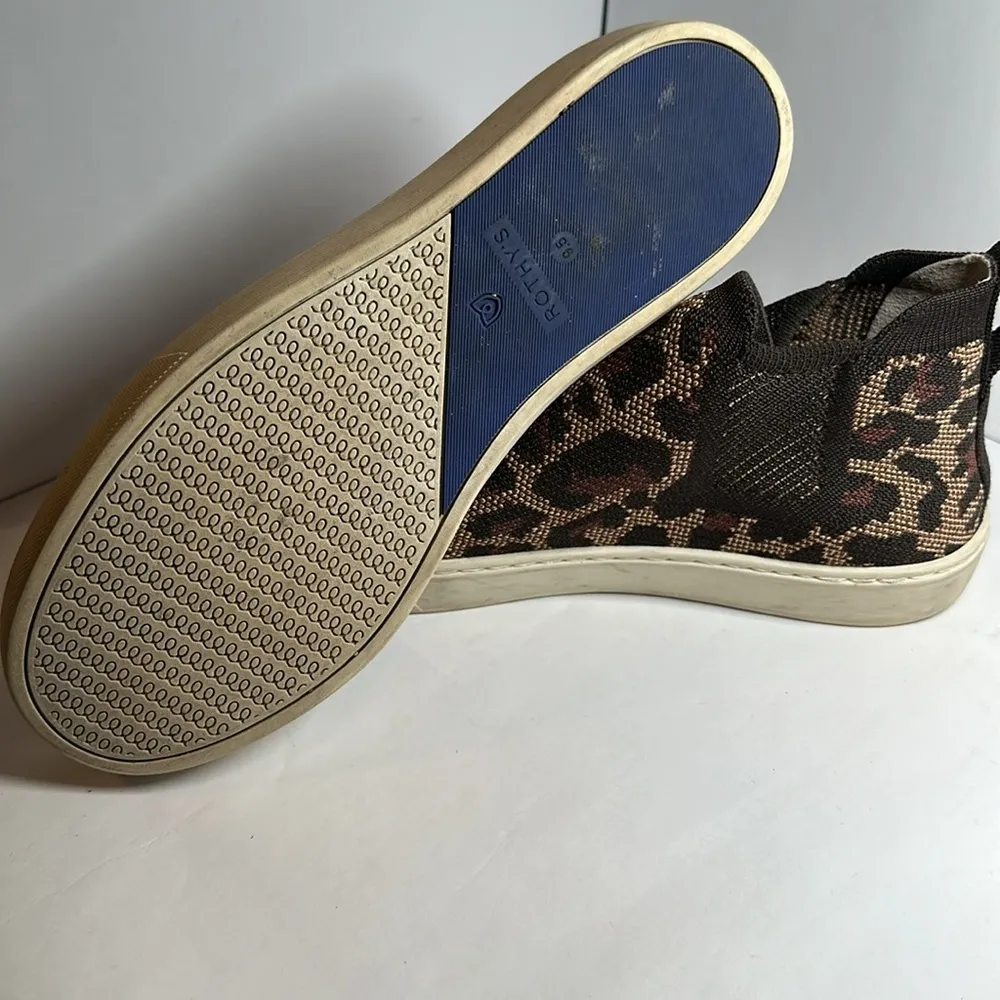 Rothy’s Wildcat Print Chelsea Sneakers -Size 9.5 - Image 4