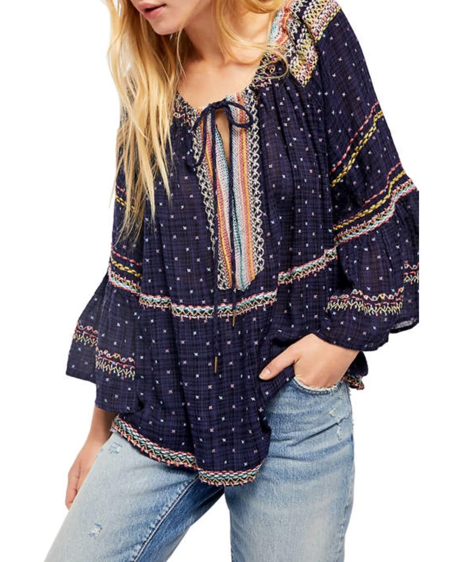 Talia Embroidered Blouse - Image 5