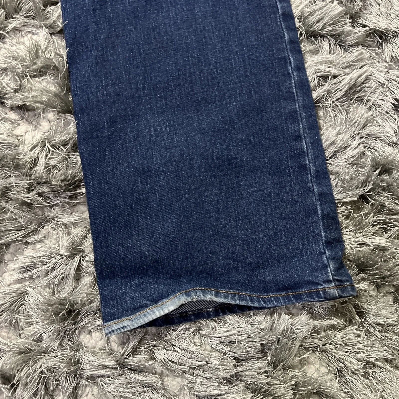 Old Navy Jeans Women 10 Mid Rise Straight Leg Dark Wash Casual‎ Preppy Chic - Image 11