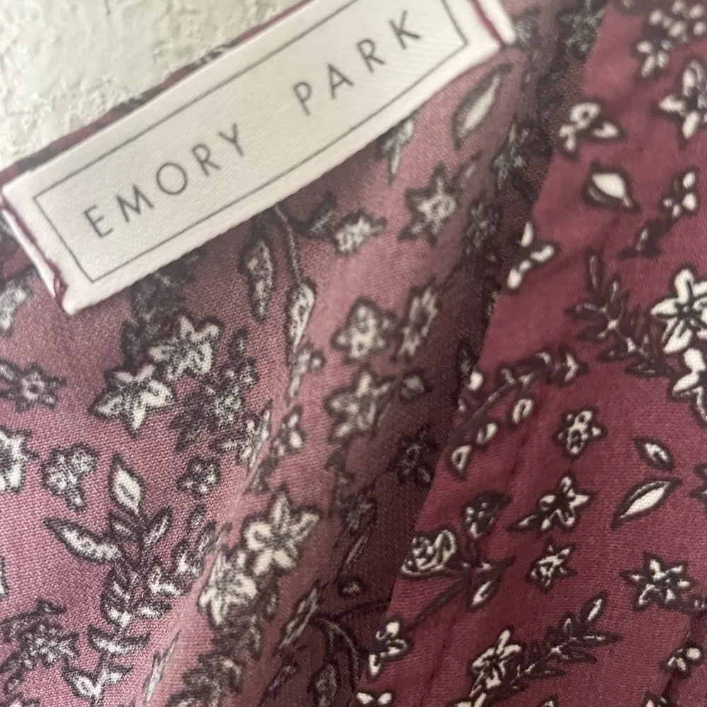 Emory park maroon floral dress - Image 3