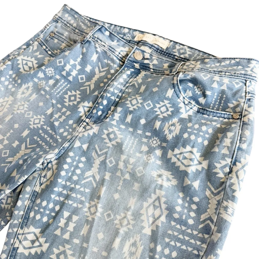 Cato Denim Aztec Print Denim Jeans size‎ 14 - Image 4