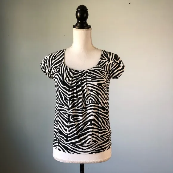 MICHAEL KORS | Zebra Print Blouse - Image 2