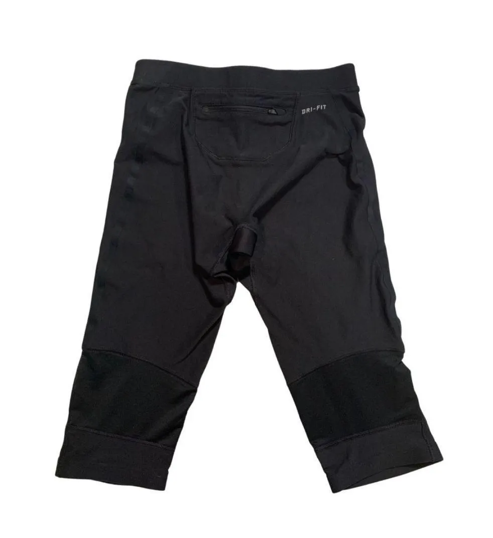 Pro | Black Leggings Crop Long Bike Shorts With Pocket Size Small - Image 2