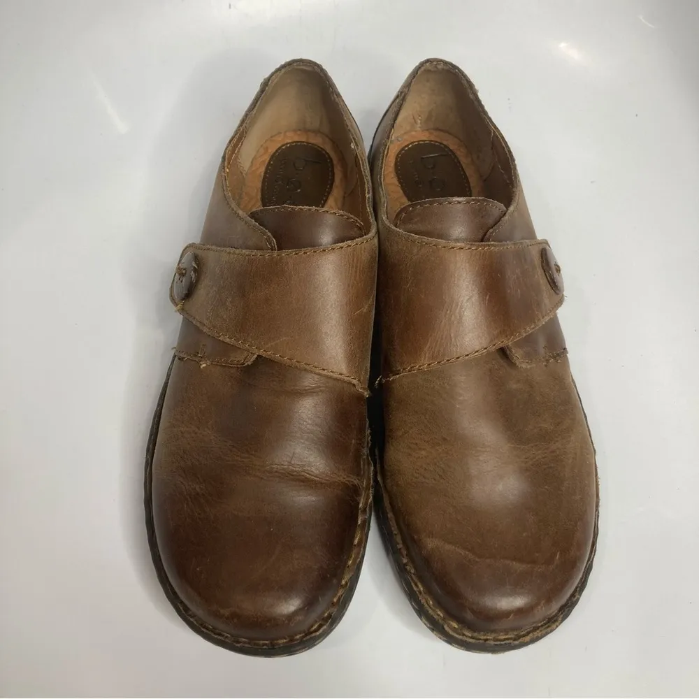 B.o.c. Leather clog‎ loafers size 9.5 Brown - Image 5